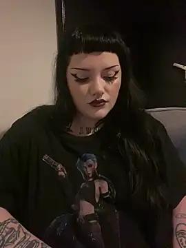 Gothicsiren from StripChat is Freechat